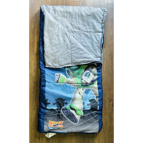 Toy Story 3 Buzz Lightyear Child Size Blue Sleeping Bag Target Is On Approach - Picture 2 of 8
